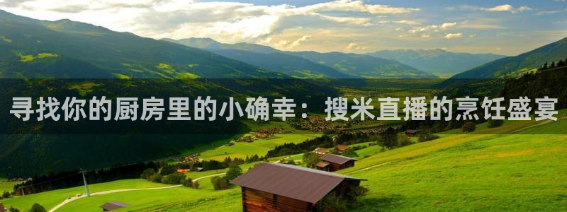 新球体育比分网：寻找你的厨房里的小确幸：搜米直播的烹饪盛宴